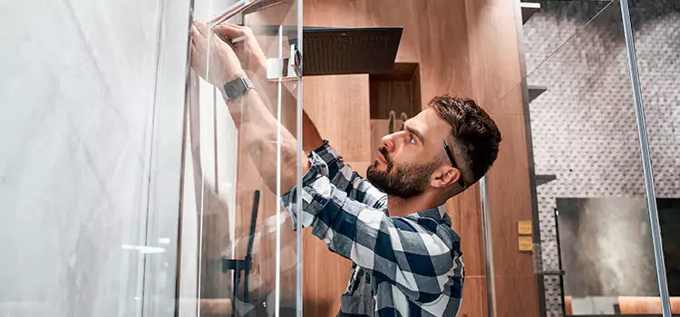 Replace Shower Doors with Frameless Oak Forest