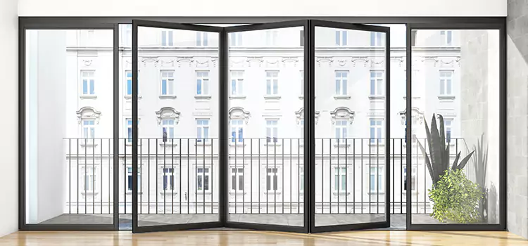 Premium Material Balcony Doors Oak Forest
