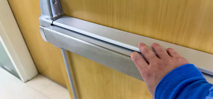 Installing a Push Bar on a Door Oak Forest